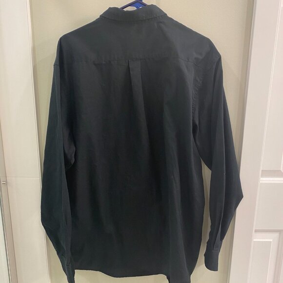 Coal Harbour Black Button Down Long Sleeve Embroidered Shirt, size XL - Picture 2 of 6